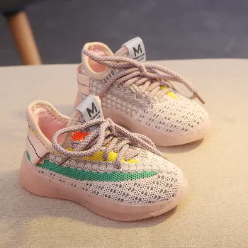 

Fashion Children Casual Shoes Baby Boys Girls Martin Boots Kids Running Shoes Kids Brand Sport White Shoes Child net Sneakers