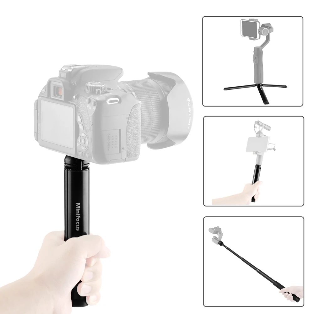 PCTCMini Tripod For DJI Osmo Pocket 3, Desktop Tabletop Stand Compact Tripod For Go Pro Hero13 /12/11/10/9/OSMO Mobile2/Insta360 ONE