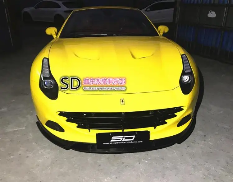Подходит для Ferrari California углеродного волокна задний спойлер заднее крыло