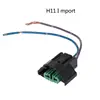 Import H11 Car Halogen Bulb Socket Power Adapter Plug Connector Wiring Harness 270E ► Photo 1/6