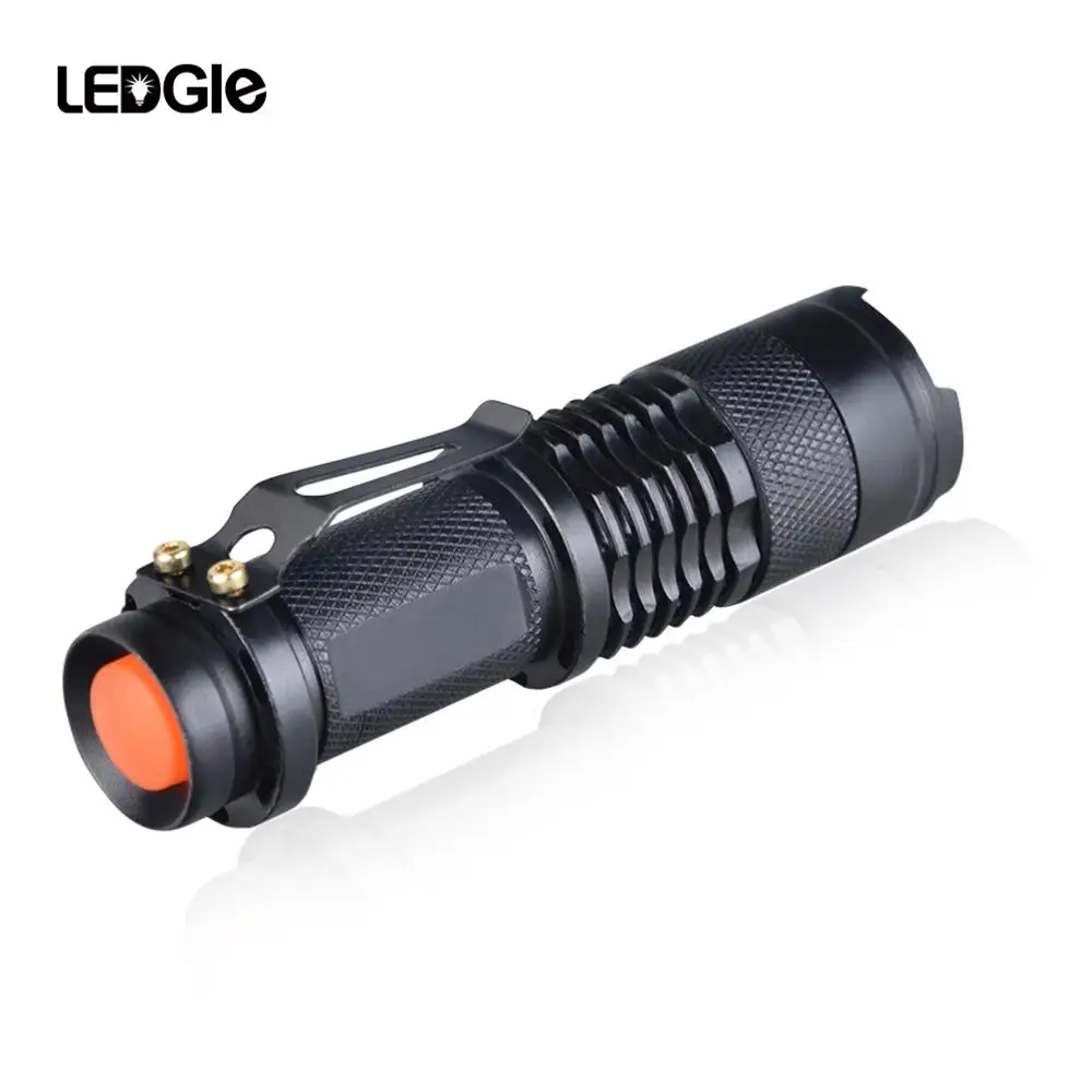 

Adjustable Focus Mini Flashlight CREE Q5 2000 Lumens LED Flashlight Torch Lantern AA 14500 Torch Linterna LED Waterproof