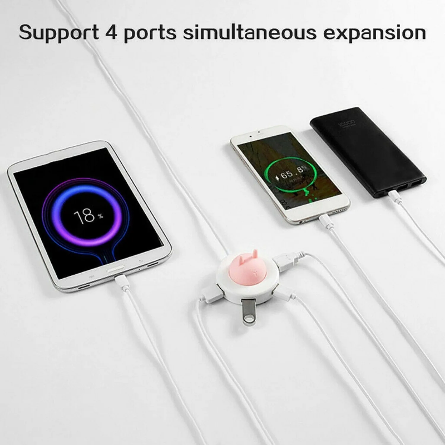 2x USB Ночник светильник концентратор порт способный атмосферный ночной