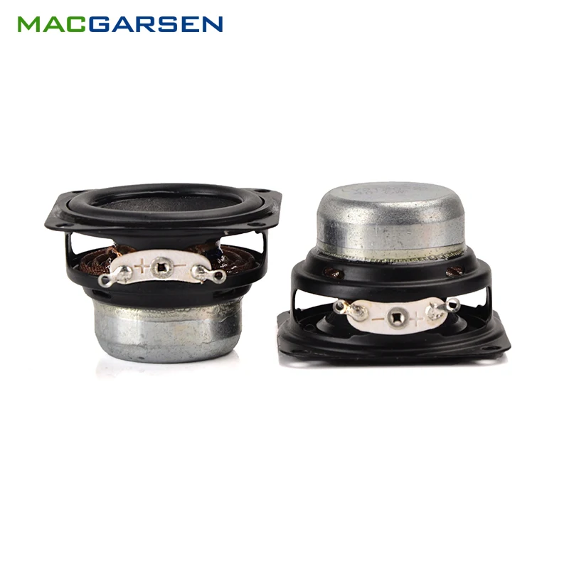 

2pcs 1.5 Inch Full Range Sound Speaker Unit 40mm 4 Ohm 6W 18 Core Loudspeaker DIY Bluetooth Radio Boombox PC Music Soundbar