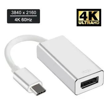 

Type C USB 3.1 Adapter Thunderbolt 3 USB-C to DisplayPort Converter 4K 60Hz TYPE-C TO DP USB-C Cables Connectors