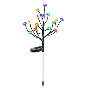 

New Solar Garden Lamp Branch Lamp 16 LED Color Lamp Garden Lamp Outdoor Lamp Landscape Lawn Lamp