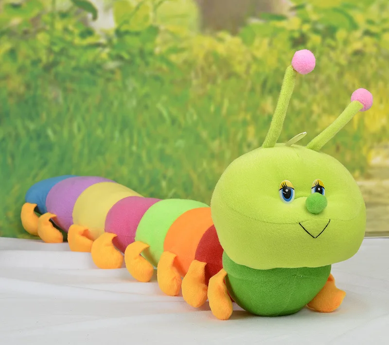 Caterpillar Кукла разноцветные плюшевые игрушки гусеница, большой насекомых от производителя, от имени магазина; Wechat бизнес