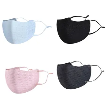 

Kids Thicken Sponge Dustproof Mouth Mask Summer UV Sun Protection Breathable Washable Anti-Haze Fog Face Cover 2-14 Year