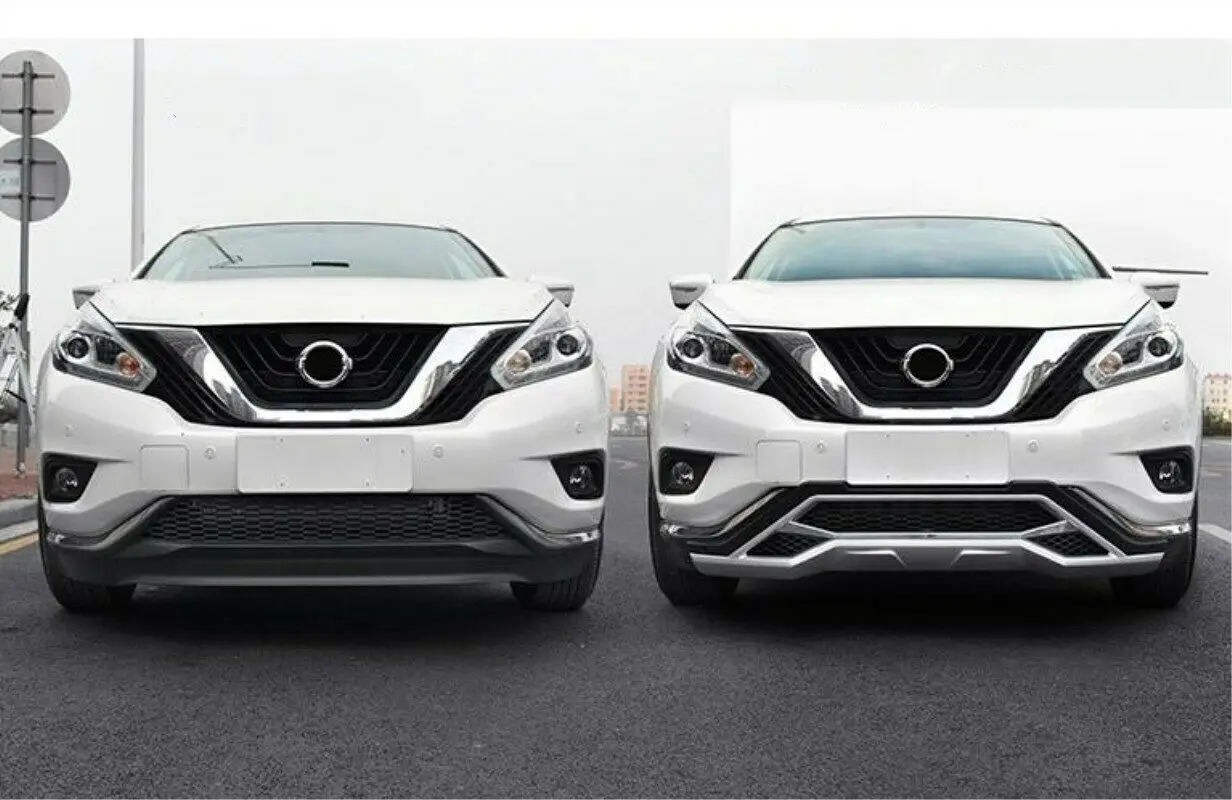 Для Nissan Murano- ABS хром высокое качество задний+ передний бампер Нижняя защитная решетка
