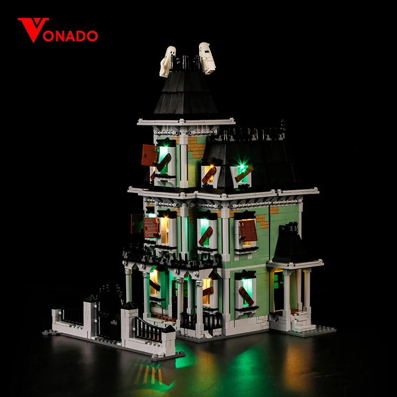 Светодиодный светильник совместимый с Lego 10228 монстр истребитель дом