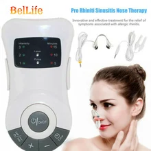 New Nose Face Massage Care Therapy Machine Allergy Relax Anti Snoring Rhinitis Sinusitis Treatment Hay Fever Low Frequency Laser