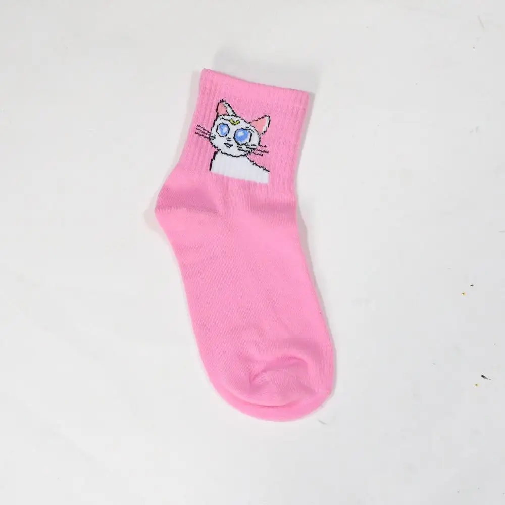 22 Мода, повседневные calcetines de alta calidad lindo elegante hermosa storieta Harajuku algodón damas - Цвет: 22
