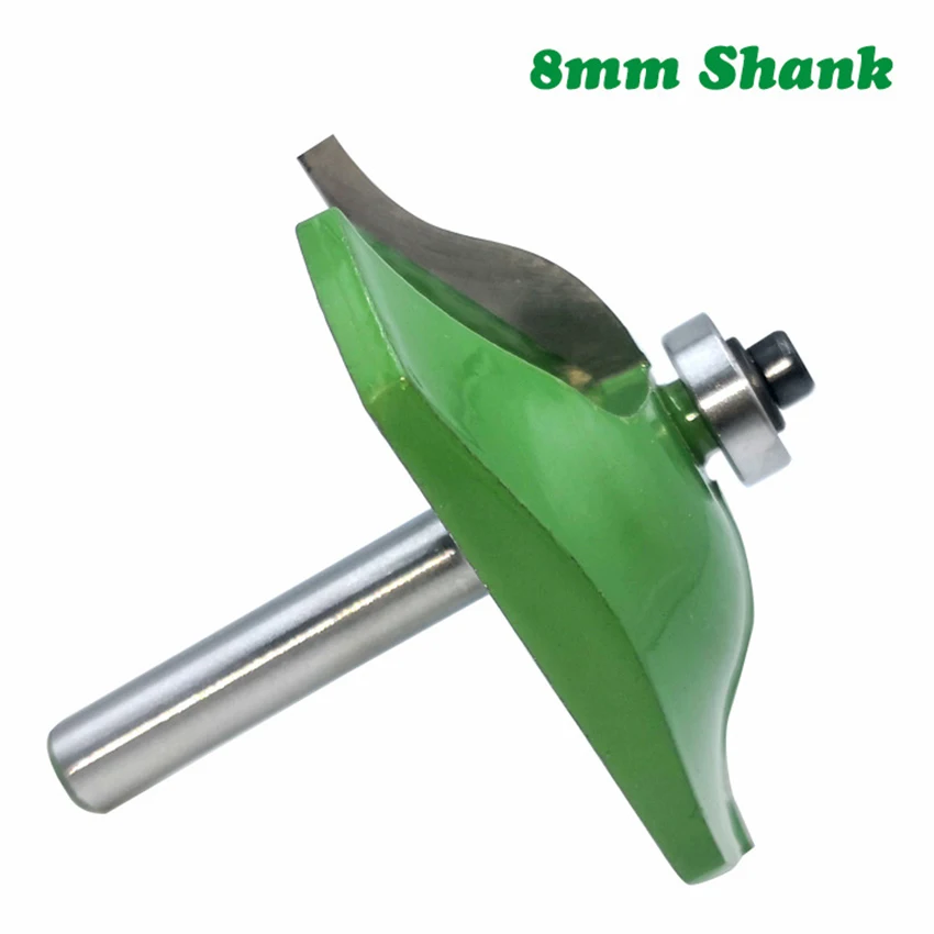 3pcs 8mm Shank S-shaped knives Milling Cutter S Type Milling Cutter For Wood Floor Cabinet Door Frame Router Bit Set Tools