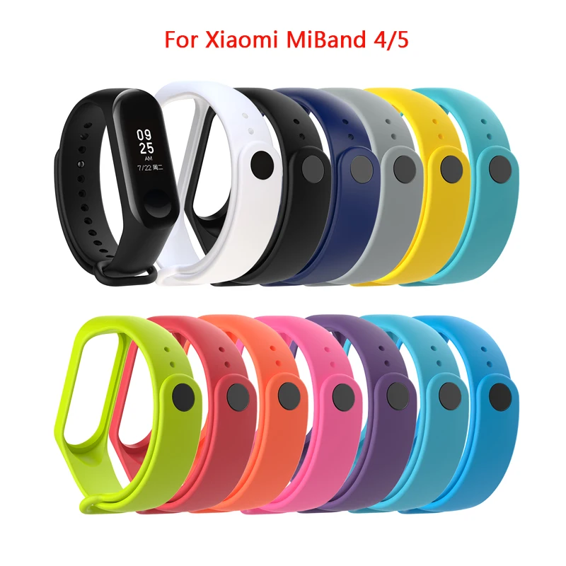 Спортивный ремешок для фитнес-браслета Xiaomi Mi Band 5 4 | Электроника