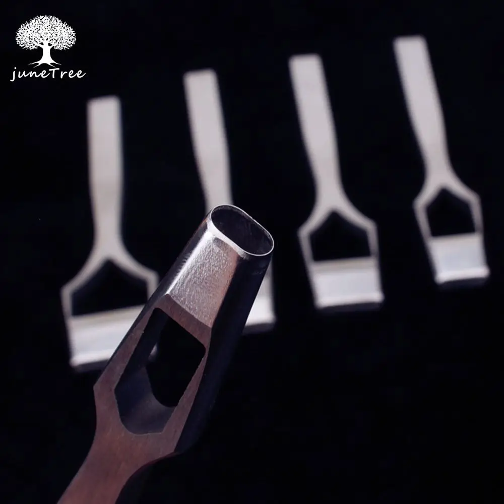 

handmade DIY Leather Hollow Punch 5x8/16/20/22/25mm Manual DIY leather Belt flat hole puncher