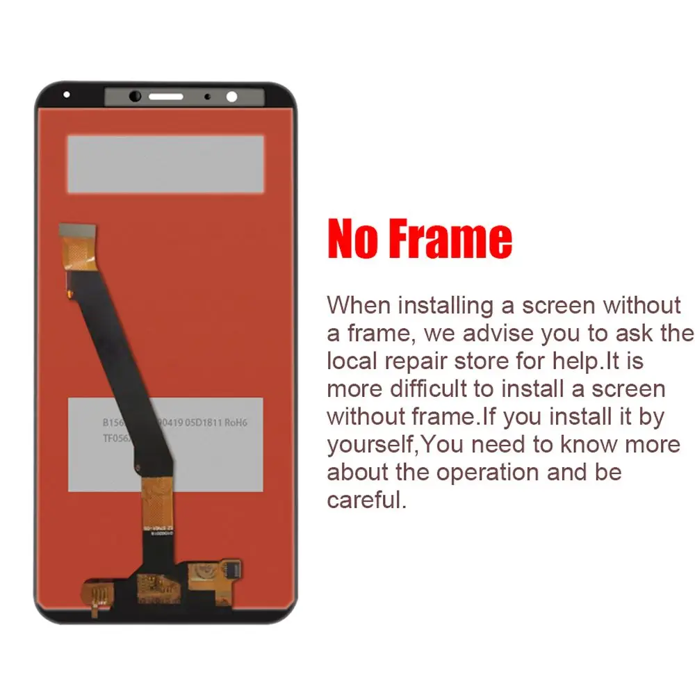 PINZHENG LCD For Huawei P Smart LCD Display Touch Screen Digitizer Assembly With Frame For Huawei 5