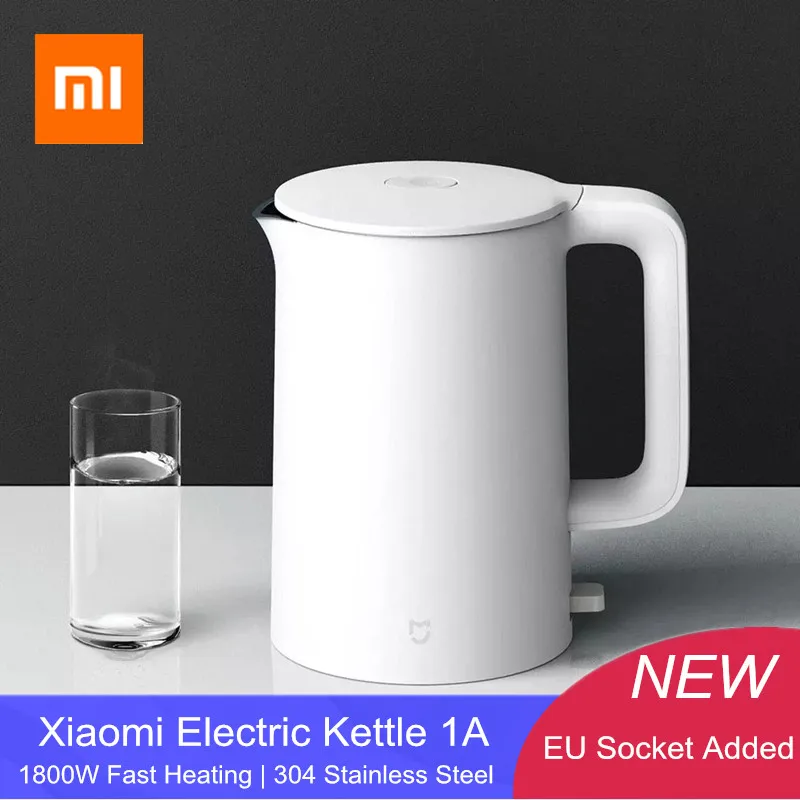 2020 Новый XIAOMI MIJIA Электрический чайник 1A быстрое закипание нержавеющая заварником