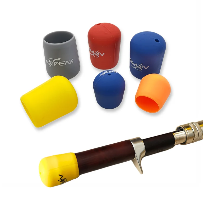 New1pcsFishingRodHandleProtectiveCaseSilicagelLureRodBottom