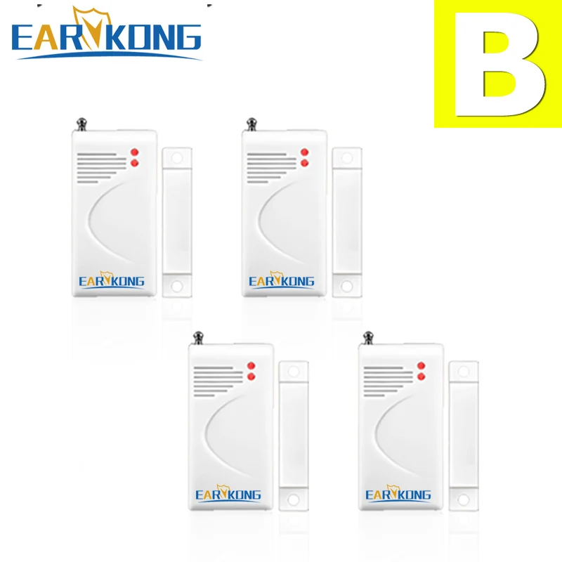 Security System Security Alarm Smart Siren Alarm Wireless Alarm 433MHz Wireless Door gap detector Door Window Open Sensor For Home Burglar Alarm System