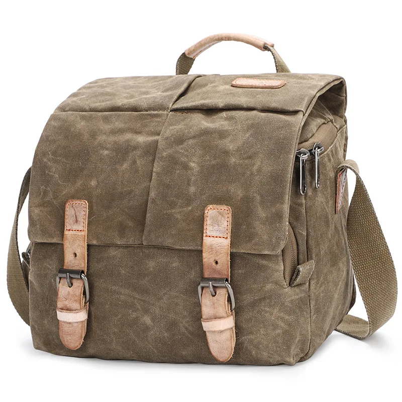 

Single-lens Reflex Camera Portable Small Shoulder Photography Digital Camera Bag Japanese Korean Anti-Spillage Canvas Men And Wo