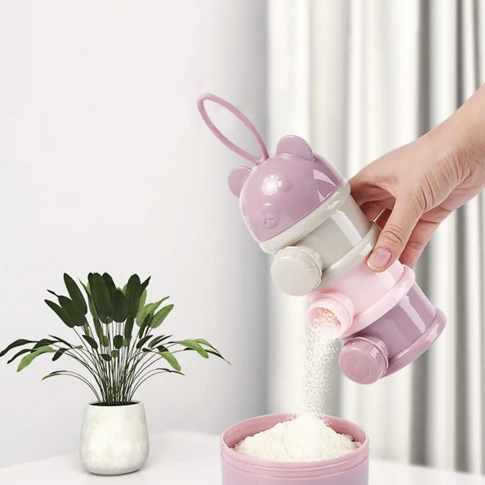 Milk Powder Storage Box Portable Multi-layer Feeding Box Food Storage Container for Infant Baby Milk Powder Food Container