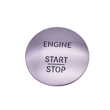 

Hot Selling Car Keyless Start Stop One Button Start Button Switch Ignition Button Protection Cover for Mercedes
