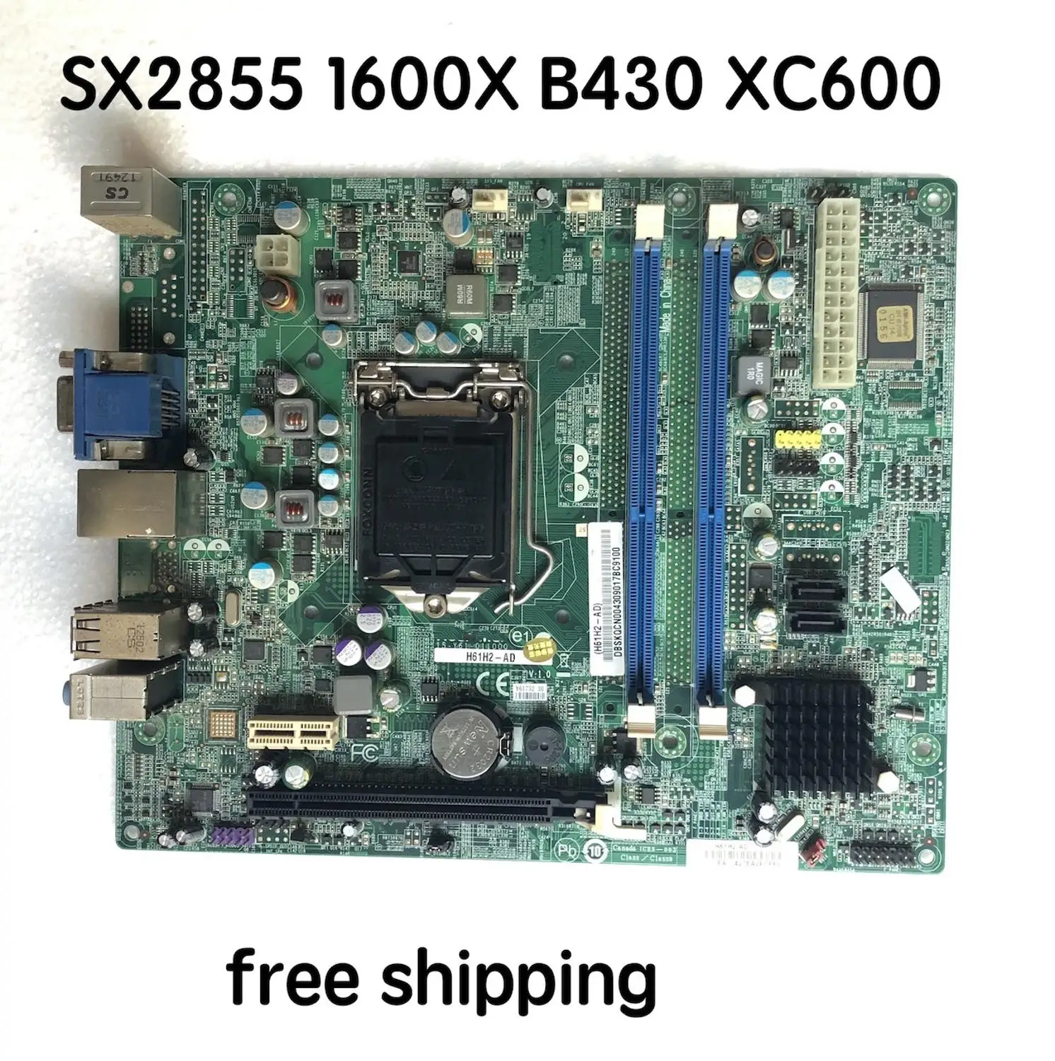H61H2-AD Moederbord Voor Acer SX2855 1600X B430 XC600 Laptop Moederbord 100% Getest Volledig Werken H61H2-AD Moederbord Voor Acer SX2855 1600X B430 XC600 Laptop Moederbord 100% Getest Volledig Werken