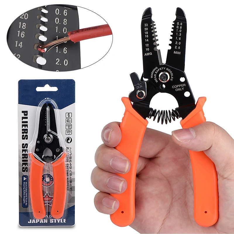 

Multifunctional Wire Cutter Automatic Crimper Pliers Wire Stripper Cable Stripping Alicates Hand Crimping Tool QHTITEC