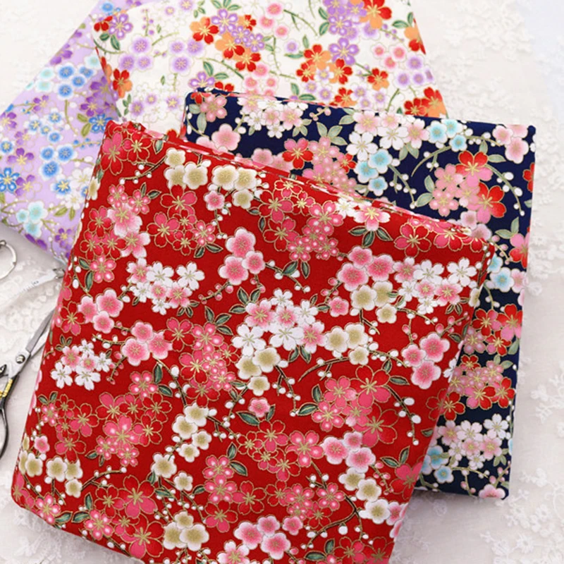 

DIY Multicolor Japan Zephyr Pattern50x70CM Cotton Pur-cut Patchwork Fabric Bundle Sewing Quilting Crafts for Handmade