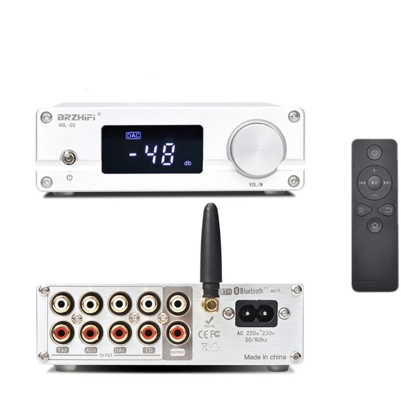 Hi-Fi Bluetooth 5 0 входов 1 выход RCA аудиораспределитель селектор сигнала переключатель