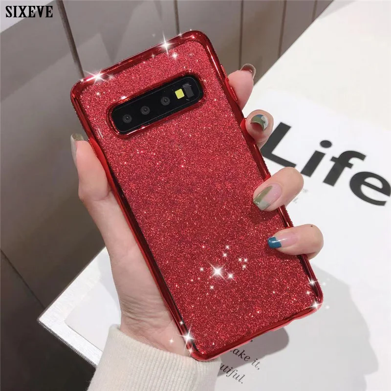 Роскошный блестящий чехол со стразами для Samsung Galaxy S7 Edge S8 S9 S10 S20 Plus Ultra Note 8 9 10 Pro Lite