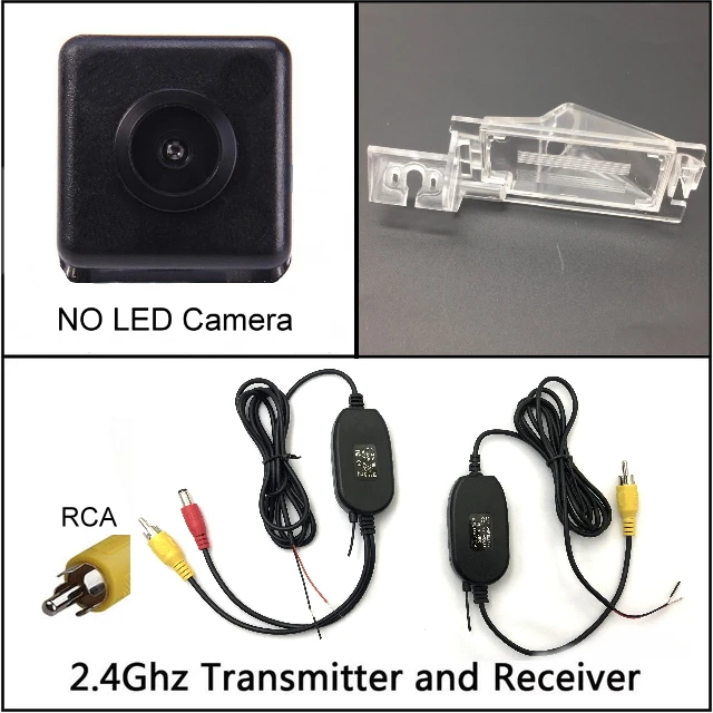 wireless n NO LED Для Dodge caliber 2007~ 2012 HD Автомобильная камера заднего вида, камера заднего вида, парковочная камера, светодиодный, ночное видение, водонепроницаемый, широкий угол обзора - Название цвета: wireless n NO LED