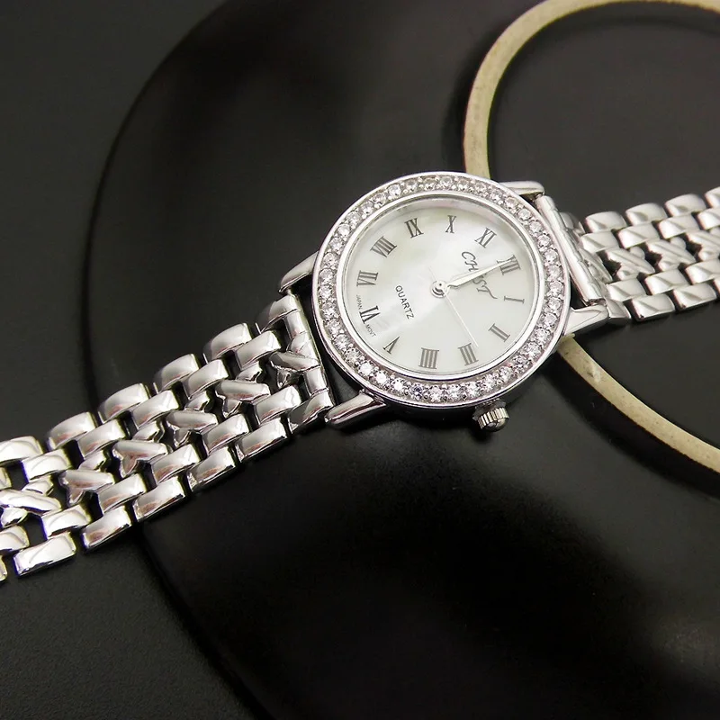 Бренд Топ новые роскошные женские часы из стерлингового серебра 925 пробы кварцевые женские часы модные простые популярные Ультра-тонкие женские часы