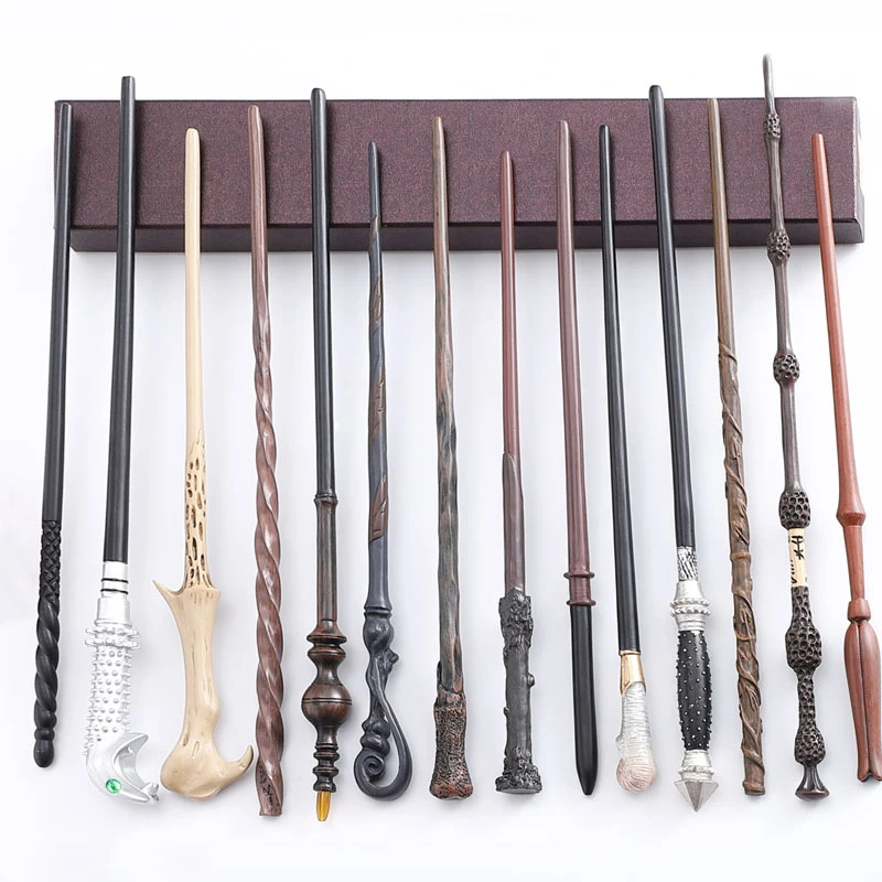 

27 Kinds of Potters Magic Wands Cosplay Harried Dumbledore Voldmort Snape Metal/Iron Core Magic Wand without Box Halloween Gift