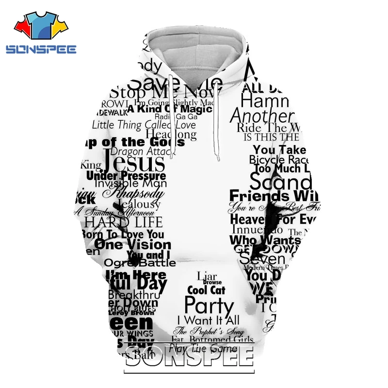 SONSPEE 3D Print Freddie Mercury Hoodie Men Women Casual Rock Coat Streetwear Hip Hop Pullover Tops Legend Singer Sweatshirt (10)