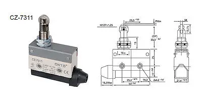 5 шт. микропереключатель концевые переключатели CNTD TZ-7311 CZ-7311