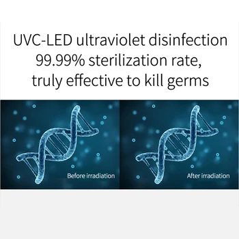 

Stick Kill Mite Disinfection Lamp Wand Portable 8 LED UV Sterilization Light for Home Sterilizer Disinfection Deodor