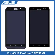 ЖК-дисплей кодирующий преобразователь сенсорного экрана в сборе для Asus ZenFone 2 ZE551ML Z00AD 5,5 ''дюймовый экран Ремонт для Asus ZE551ML