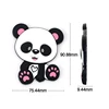 LOFCA 1pc Panda Silicone Teether BPA Free Food Grade Baby silicone teething Pendant Toys Baby Care Pacifier Chain Gift Making 2