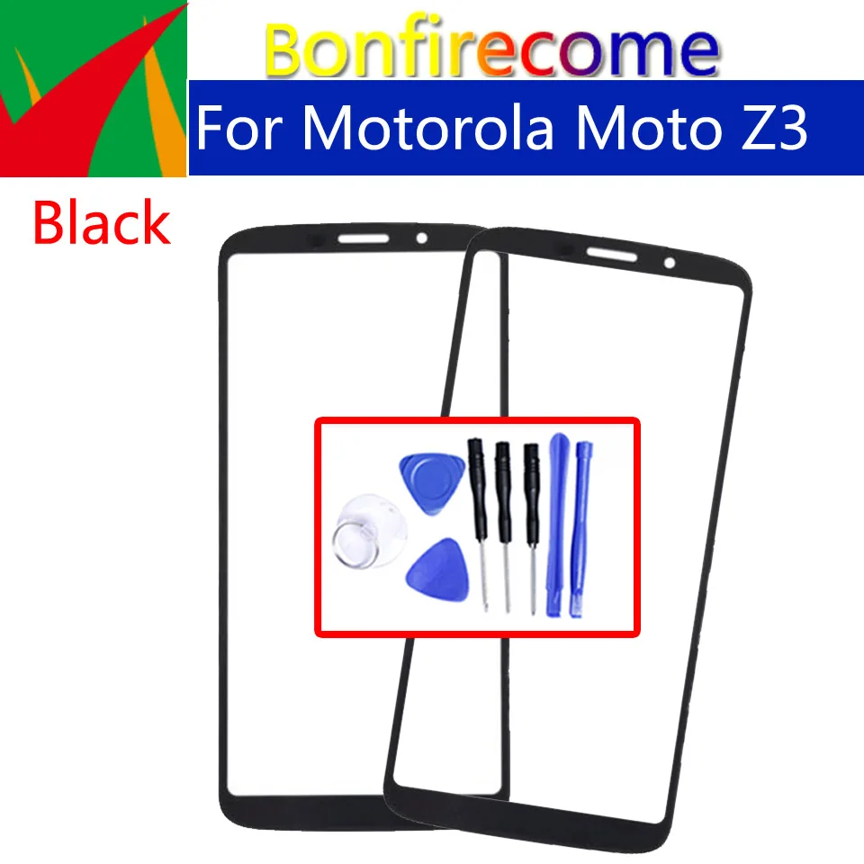 Сменный ЖК-дисплей Передний сенсорный экран стеклянный внешний объектив для