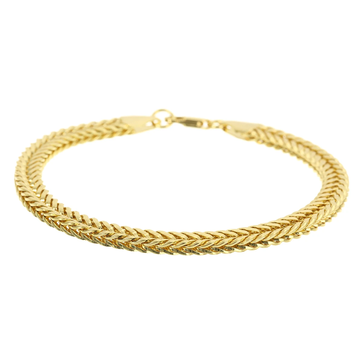 Vintage Men Hip Hop Bracelet Shellhard Fashion Luxury Jewelry Trendy Yellow Gold Color Bracelets & Bangles