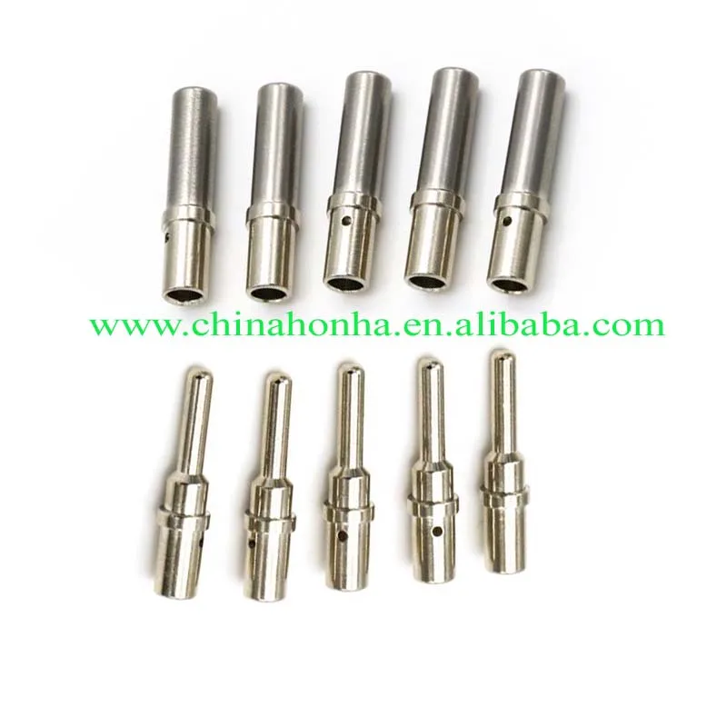 100pcs 50/100 шт. печатные платы с прямым отводом тепла(DTP 0462-203-12141 0460-204-12141 14-12AWG провода Нержавеющая сталь Pin автомобильного разъема для Deutsch - Название цвета: 100pcs