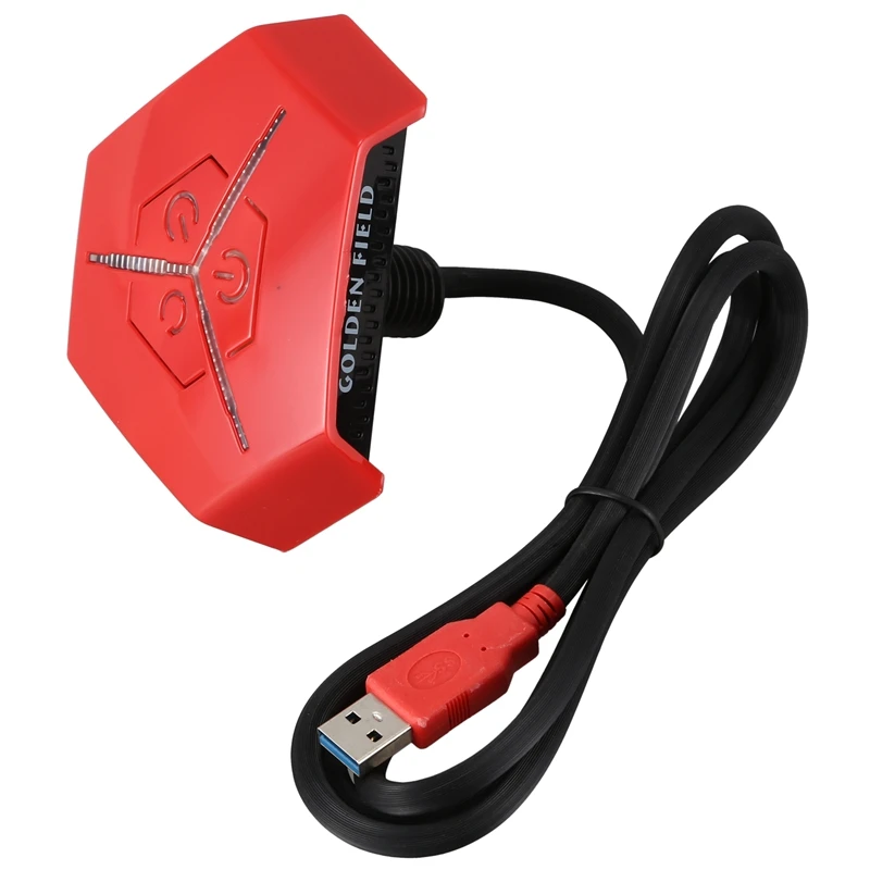 V6 двойной usb порты Водонепроницаемый настольный ПК компьютерный чехол Кнопка питания переключатель поддержка PCI подключение