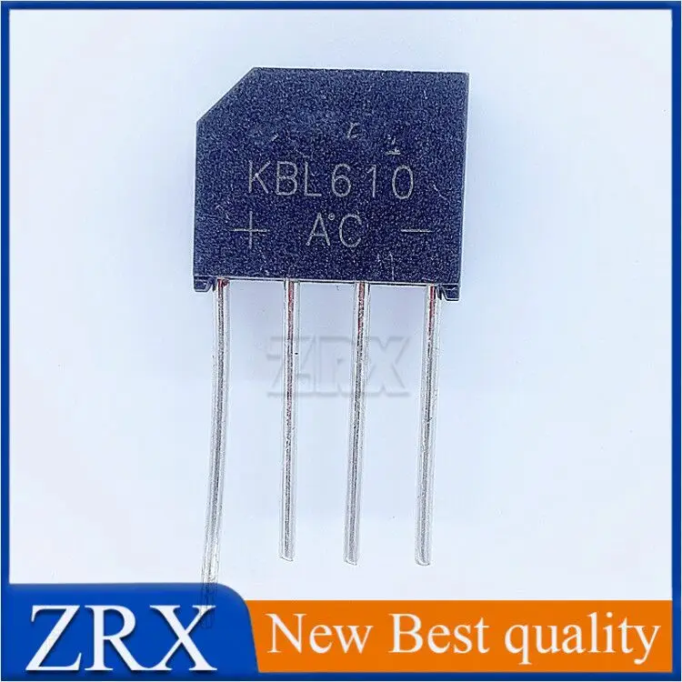 

5 шт./партия, выпрямительный мост KBL610 RS610 6A 1000V
