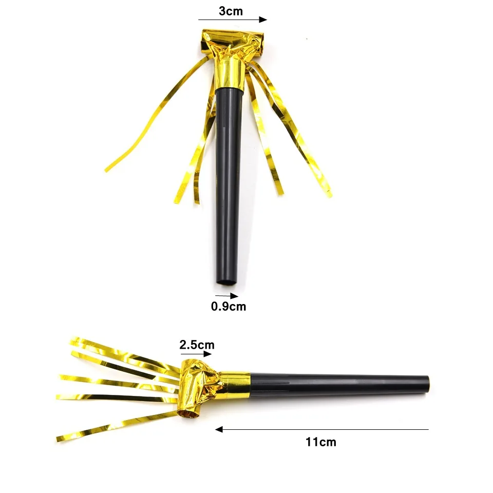 10 шт./партия, детская Хлопушка вечерние товары, забавные свистки, Детская Праздничная фурнитура для вечеринки вечерние принадлежности