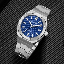 

CADISEN 42MM Mechanical Automatic Men's Watch Bracelet Accessory Stainless Steel NH35A Reloj Hombre 8193 100M Waterproo