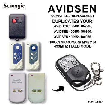 

AVIDSEN 100951 / AVIDSEN 100955 / AVIDSEN 100550/100400 / 100951 433.92Mhz fixed code clone garage door remote control opener
