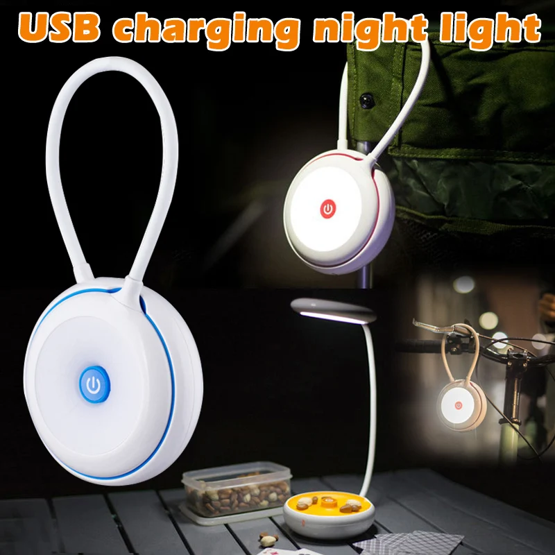 

Newly LED Desk Lamp Night Light Flashlight USB Charging Portable for Reading Camping S66