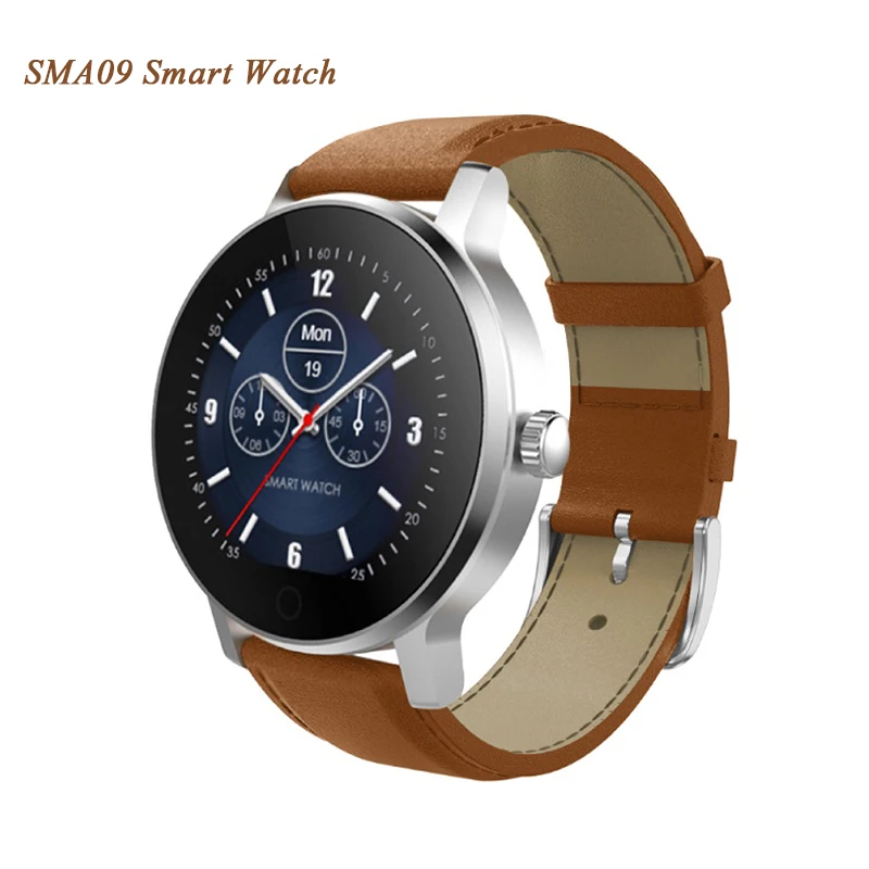 

SMA09 Smart Watch Bluetooth Phone Call with Mic Speaker Smartwatch Pedometer Heart Rate Monitor Wrist Watch Men Android Watch
