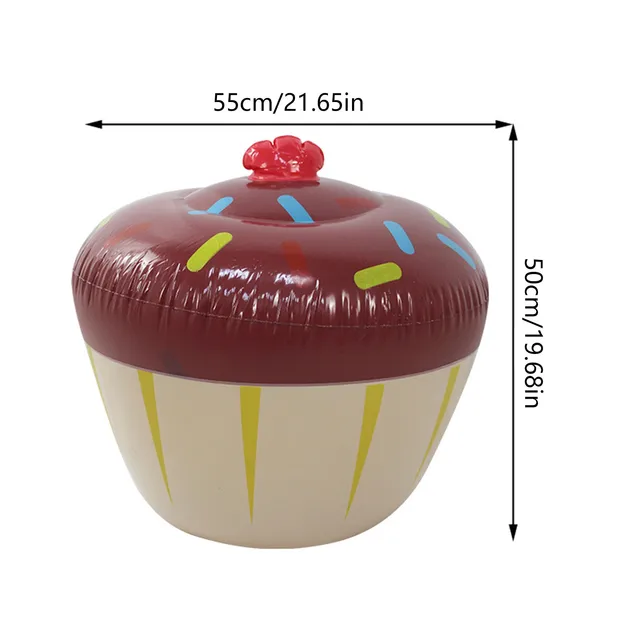 Children Birthday Party Game Activities Inflatable Cake Stage Performance Decoration Props Kids Water Park Playing Toy 6