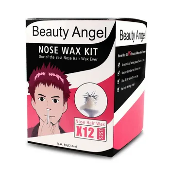 

Portable Painless Nose Wax Kit For Men & Women Nose Hair Removal Wax Set Nose Hair Wax Beans Cleaning Kit